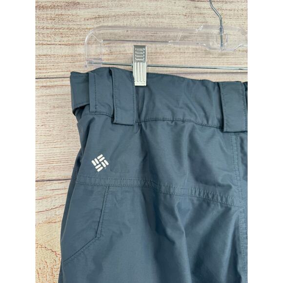 Columbia Omni Tech Insulated Ski Snow Pants Mens Medium Slate Blue Gray - Picture 4 of 14